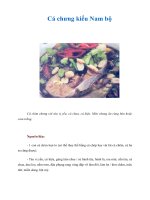 Cá chưng kiểu Nam bộ