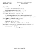 Đề thi toán 10 Chuẩn