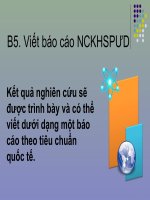 Bài soạn BÁO CÁO ĐỀ TÀI NGHIÊN CỨU