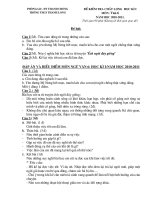 Tài liệu ĐÊ KSCL  HỌC KỲ I  VĂN 6