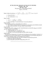 Tài liệu Đề thi HSG huyện Thới Bình năm 2009-2010