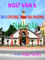 Chuong trinh dia phuong