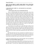 MỘT SỐ GIẢI PHÁP VÀ KIẾN NGHỊ NHẰM TĂNG CƯỜNG HUY ĐỘNG VỐN TẠI CHI NHÁNH NGÂN HÀNG ĐẦU TƯ VÀ PHÁT TRIỂN - BẮC HÀ NỘI