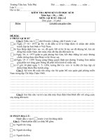 Đề thi HK 2-Sử- Địa - Lớp 4 (2009-2010)