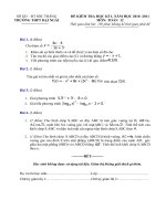 de KTHK1 toan 12 2010-2011