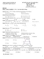 de thi hoc ky I toan 8