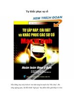 Tự khắc phục sự cố