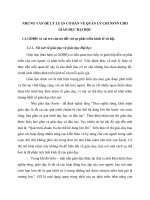 NHƯNG VẤN ĐỀ LÝ LUẬN CƠ BẢN VỀ QUẢN LÝ CHI NSNN CHO GIÁO DỤC ĐẠI HỌC