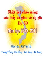 Khoa học : Phòng tránh bị xâm hại - lớp 5
