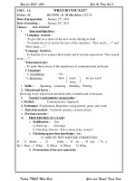 Gián án E 6 Unit 11 - 2