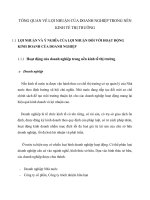 TỔNG QUAN VỀ LỢI NHUẬN CỦA DOANH NGHIỆP TRONG NỀN KINH TẾ THỊ TRƯỜNG