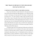 THỰC TRẠNG CƠ CHẾ QUẢN LÝ NSNN CHO GIÁO DỤC ĐÀO TẠO TẠI VIỆT NAM