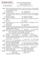 Gián án Ôn thi vip Hóa ĐH 2011 số 7