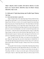 THỰC TRẠNG CHẤT LƯỢNG TÍN DỤNG TRUNG VÀ DÀI HẠN CỦA NGÂN HÀNG THƯƠNG MẠI CỔ PHẦN NGOẠI THƯƠNG VIỆT NAM