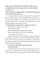 THỰC TRẠNG TỔ CHỨC HẠCH TOÁN KẾ TOÁN TIÊU THỤ VÀ XÁC ĐỊNH KẾT QUẢ TIÊU THỤ TẠI CÔNG TY CỔ PHẦN THUỶ SẢN KHU VỰC I