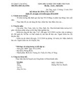 kế hoạch tuần 18