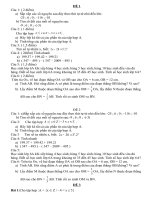 Đề ôn thi HKI Toán 6 ( ĐT)