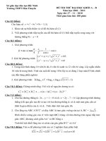 Đề thi thử ĐH-12-khối A-B ngày 27-11-10