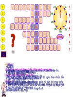 Bài giảng Ô CHỮ NGÀY BÍ MẬT