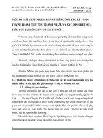 MỘT SỐ GIẢI PHÁP NHẰM  HOÀN THIỆN CÔNG TÁC KẾ TOÁN THÀNH PHẨM, TIÊU THỤ THÀNH PHẨM, VÀ XÁC ĐỊNH KẾT QUẢ TIÊU THỤ TẠI CÔNG TY CƠ KHÍ HÀ NỘI