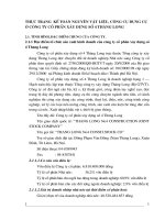 THỰC TRẠNG  KẾ TOÁN NGUYÊN VẬT LIỆU, CÔNG CỤ DỤNG CỤ Ở CÔNG TY CỔ PHẦN XÂY DỰNG SỐ 4 THĂNG LONG