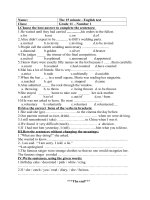 kiem tra 15 phut lan 3 lop 11