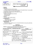 Bài soạn GIÁO ÁN SINH 9 HK2