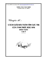 chuyên đề cực trị