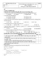 Gián án De thi HK I (10 - 11)