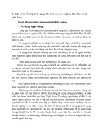 Lý luận cơ bản về công tác tín dụng và kế toán cho vay trong hoạt động kinh doanh ngân hàng