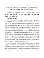 NHỮNG PHƯƠNG HƯỚNG BIỆN PHÁP NHẰM HOÀN THIỆN CÔNG TÁC KẾ TOÁN BÁN HÀNG VÀ KẾT QUẢ BÁN HÀNG Ở CÔNG TY CỔ PHẦN THƯƠNG MẠI CÔNG NGHỆ HOÀNG HOA