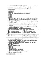 Tài liệu Kiểm tra 1 tiết HK1 công nghệ 6