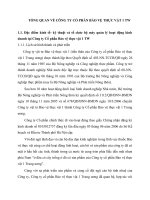 TỔNG QUAN VỀ CÔNG TY CỔ PHẦN BẢO VỆ THỰC VẬT 1 TW