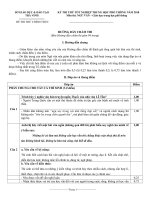 Hướng dẫn chấm môn Văn - HKI. 2010-2011