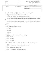 Đề kiểm tra Học kỳ I_môn Lịch Sử Lớp 4_3