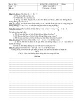 Đề KT 1 tiết chương II. Đ9