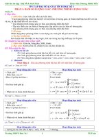 Giáo án ôn thi Đại Số & Giải tích 11 cơ bản HKI