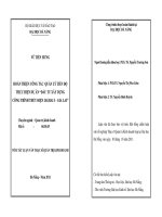 Hoàn thiện công tác quản lý tiến độ thực hiện dự án đầu tư xây dựng công trình thủy điện iagrai3   gia lai 