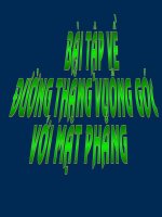 Bài soạn BT DUONG THANG VUONG MP