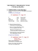 Gián án Thì hiện tại tiếp diễn