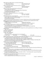 82 CÂU TRẮC NGHIỆM HKI