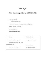 TIN HỌC - Máy tính trong đời sống