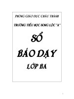 lich bao day hoc ky II lop 3