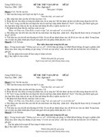 Đề thi thử vào lớp 10 năm 2009-2010