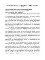 Những vấn đề lý luận về tín dụng và chất lượng tín dụng