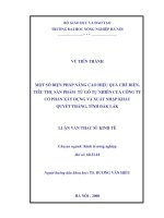 Luận văn một số biện pháp nâng cao chế biến tiêu thụ sản phẩm từ gỗ tự nhiên của công ty cổ phần xây dựng và xuất nhập khẩu quyết thắng, tỉnh đack lắc 