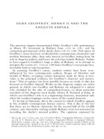 Duke Geoffrey, Henry II and the Angevin empire