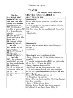 Gián án Bài soạn lớp 2 - Tuần 19