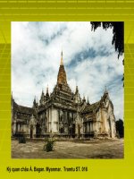 Kỳ quan châu Á. Bagan. Myanmar. 016