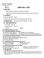 Đề kiểm tra chương 1, 2